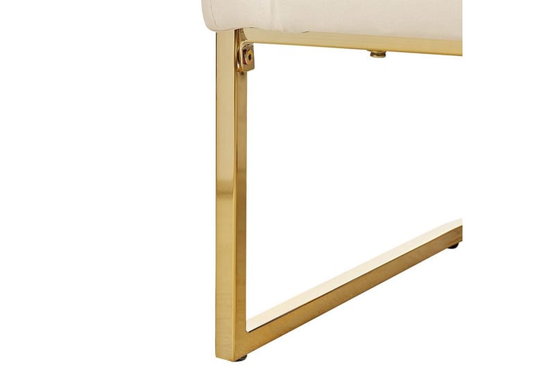 Lenestol Sirkka - Beige, gull, Beige, Gull - Møbler - Stoler - Lenestoler