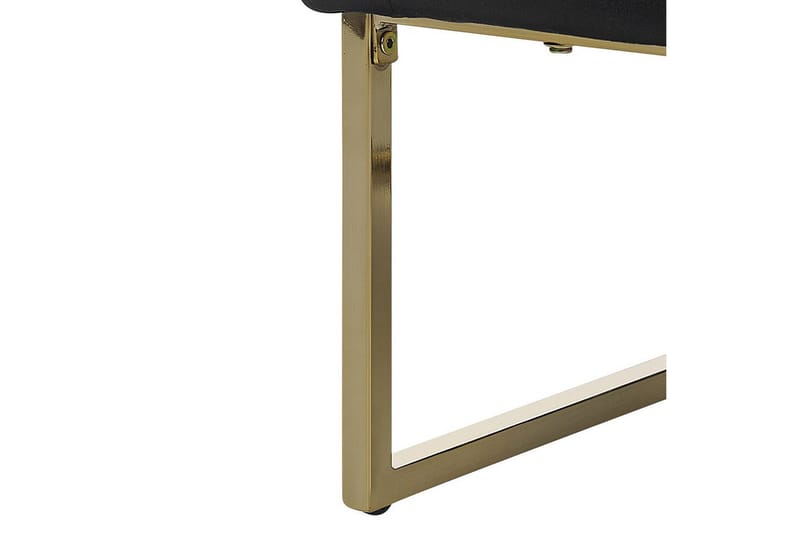 Lenestol Sirkka - Svart, gull - Møbler - Stoler - Lenestoler