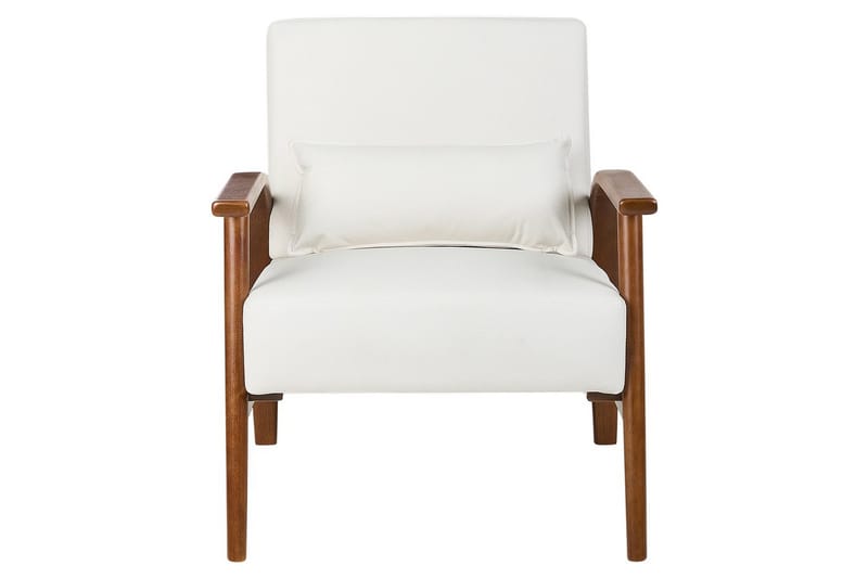 Lenestol Skara - Mørkt tre, hvit - Møbler - Stoler - Lenestoler