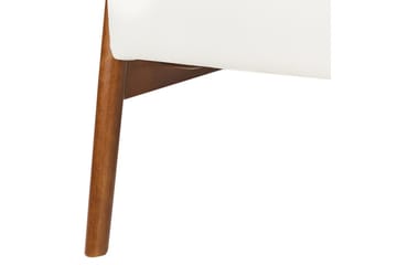 Lenestol Skara - Mørkt tre, hvit - Møbler - Stoler - Lenestoler