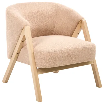 Lenestol Skei - Beige - Møbler - Stoler - Lenestoler