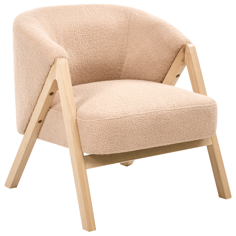 Lenestol Skei - Beige - Møbler - Stoler - Lenestoler