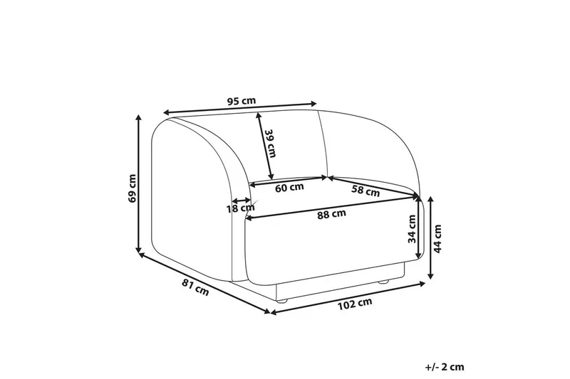 Lenestol Skjanes - Grønn - Møbler - Stoler - Lenestoler