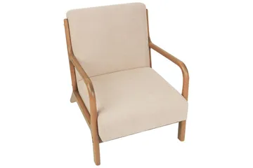 Lenestol Skovde - Beige, lyst tre - Møbler - Stoler - Lenestoler
