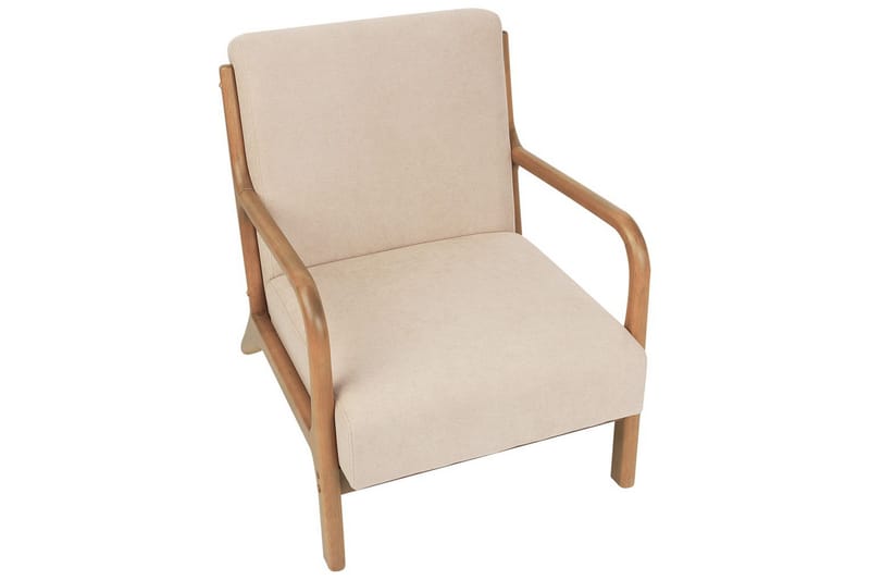 Lenestol Skovde - Beige, lyst tre - Møbler - Stoler - Lenestoler