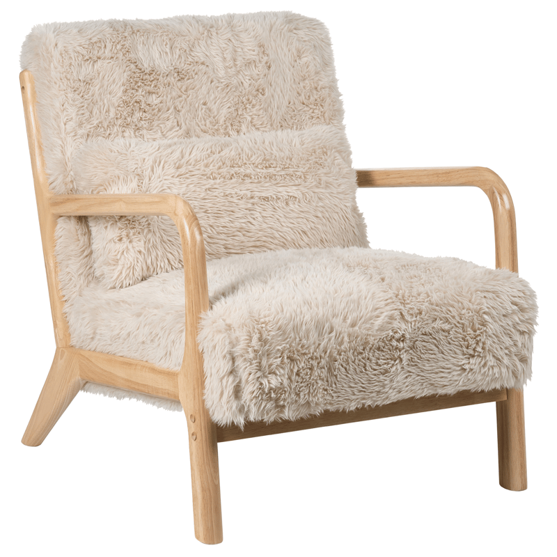 Lenestol Skovde - Lys beige - Møbler - Stoler - Lenestoler