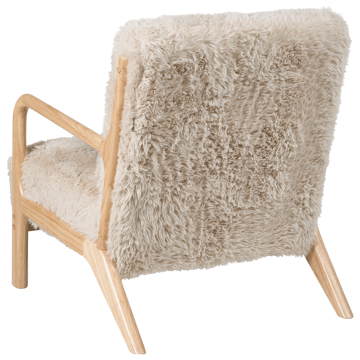Lenestol Skovde - Lys beige - Møbler - Stoler - Lenestoler