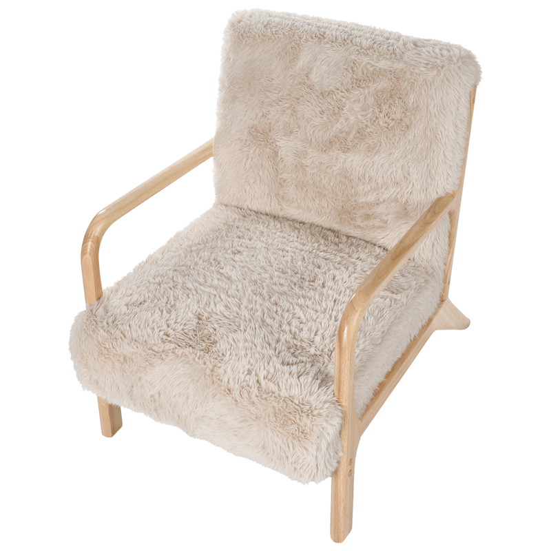 Lenestol Skovde - Lys beige - Møbler - Stoler - Lenestoler