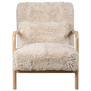 Lenestol Skovde - Lys beige - Møbler - Stoler - Lenestoler