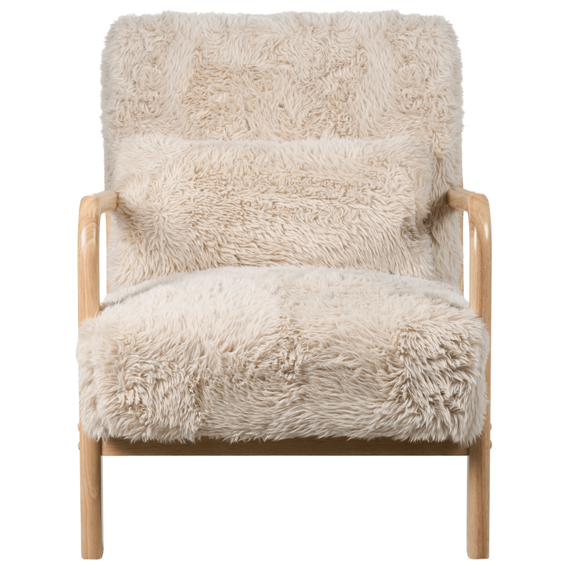 Lenestol Skovde - Lys beige - Møbler - Stoler - Lenestoler
