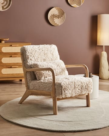 Lenestol Skovde - Lys beige - Møbler - Stoler - Lenestoler