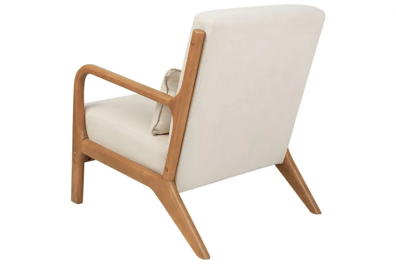 Lenestol Skovde - Lysebeige, lyst tre - Møbler - Stoler - Lenestoler