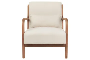 Lenestol Skovde - Lysebeige, lyst tre - Møbler - Stoler - Lenestoler