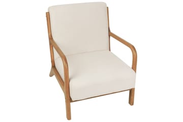 Lenestol Skovde - Lysebeige, lyst tre - Møbler - Stoler - Lenestoler