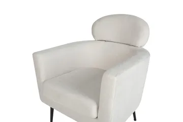 Lenestol Soby - Hvit, Svart - Møbler - Stoler - Lenestoler