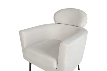 Lenestol Soby - Hvit, Svart - Møbler - Stoler - Lenestoler