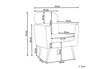 Lenestol Soby - Lysegrå, svart - Møbler - Stoler - Lenestoler