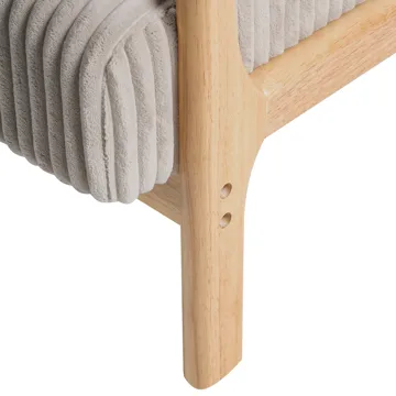 Lenestol Sorsele - Lysebrun, beige - Møbler - Stoler - Lenestoler