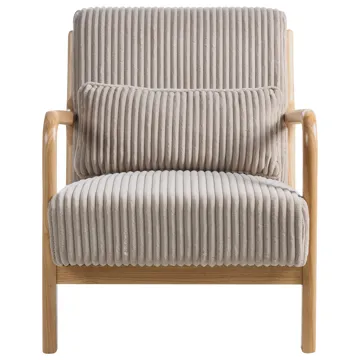 Lenestol Sorsele - Lysebrun, beige - Møbler - Stoler - Lenestoler