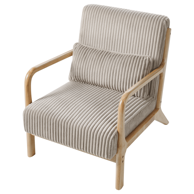 Lenestol Sorsele - Lysebrun, beige - Møbler - Stoler - Lenestoler