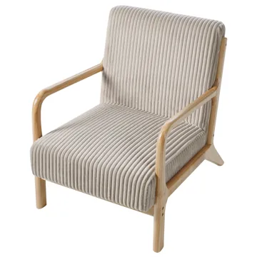 Lenestol Sorsele - Lysebrun, beige - Møbler - Stoler - Lenestoler