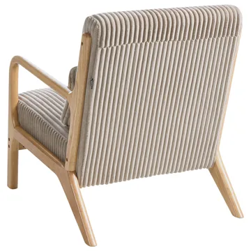Lenestol Sorsele - Lysebrun, beige - Møbler - Stoler - Lenestoler