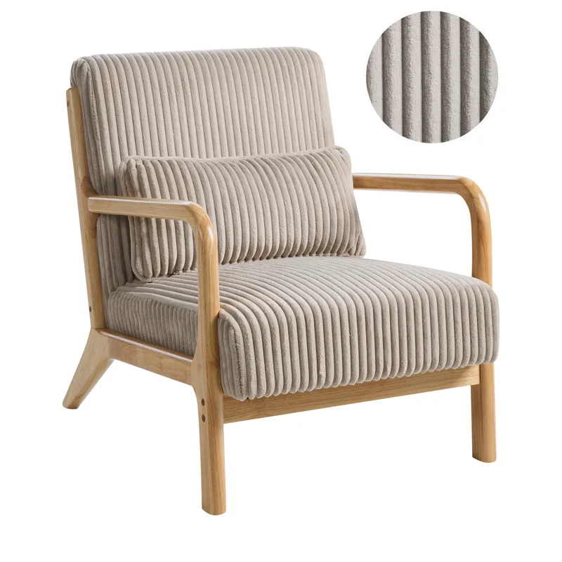 Lenestol Sorsele, Lysebrun, beige