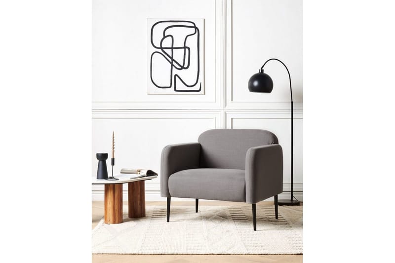 Lenestol Stouby - Grå, svart - Møbler - Stoler - Lenestoler