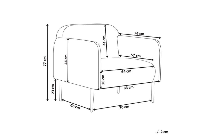 Lenestol Stouby - Grønn, Svart - Møbler - Stoler - Lenestoler