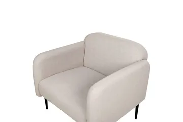 Lenestol Stouby - Taupe, svart - Møbler - Stoler - Lenestoler