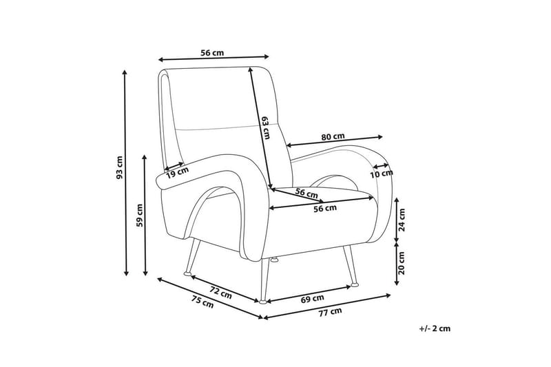 Lenestol Svalov - Grå - Møbler - Stoler - Lenestoler