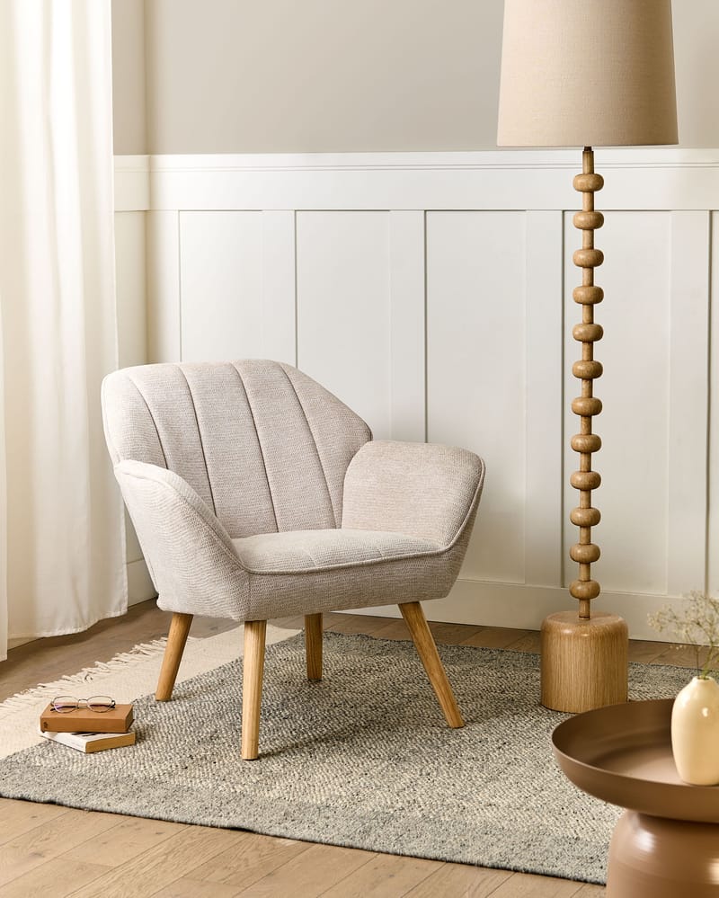 Lenestol Torud - Lys beige - Møbler - Stoler - Lenestoler