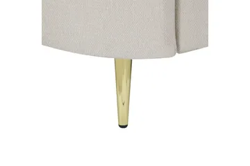 Lenestol Trosa - Beige, gull - Møbler - Stoler - Lenestoler