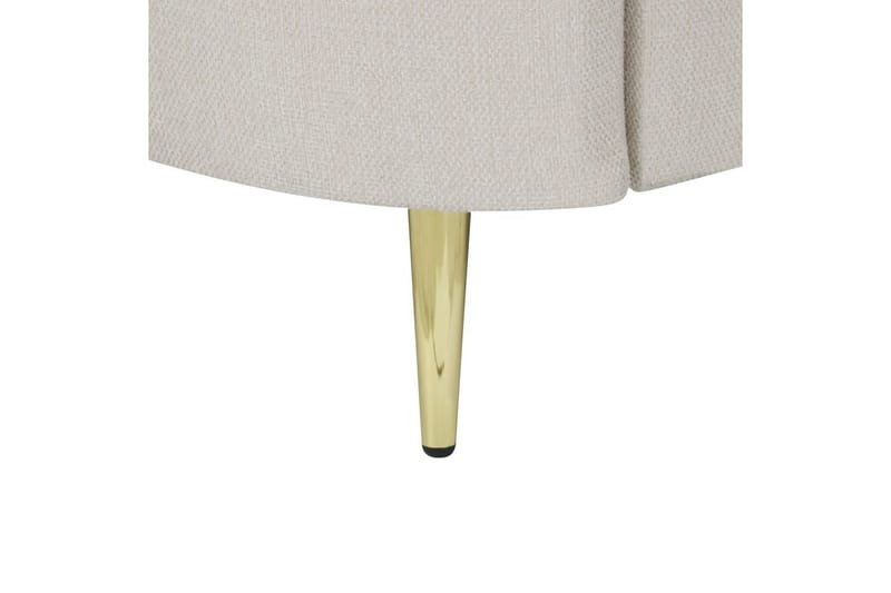 Lenestol Trosa - Beige, gull - Møbler - Stoler - Lenestoler