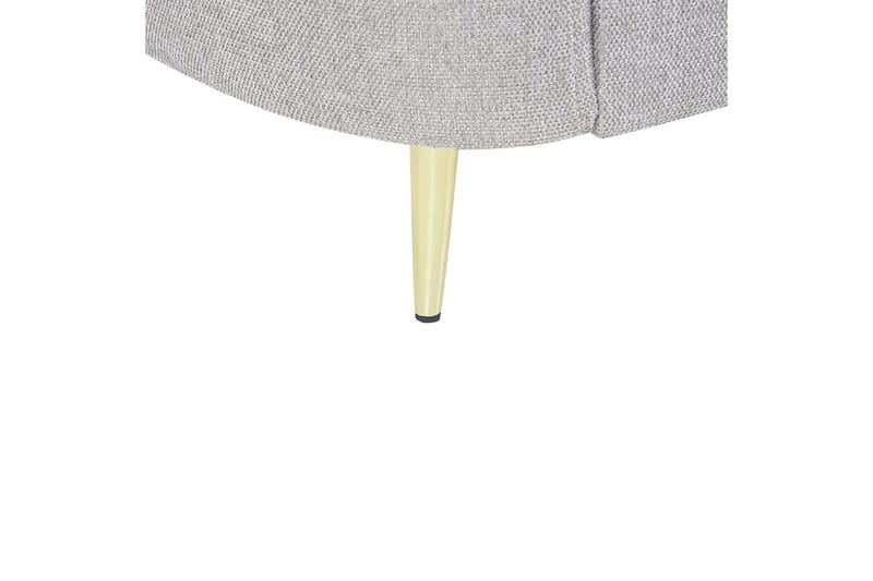 Lenestol Trosa - Grå, gull, Grå, Gull - Møbler - Stoler - Lenestoler