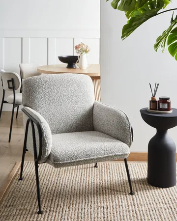 Lenestol Trysnes - Off-White - Møbler - Stoler - Lenestoler