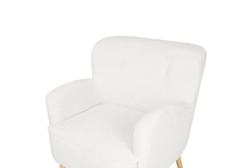 Lenestol Tumba - Hvit, Svart - Møbler - Stoler - Lenestoler