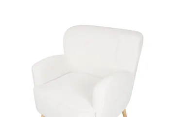 Lenestol Tumba - Hvit, Svart - Møbler - Stoler - Lenestoler