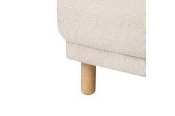 Lenestol Tuve - Beige, lyst tre/Bouclé - Møbler - Stoler - Lenestoler