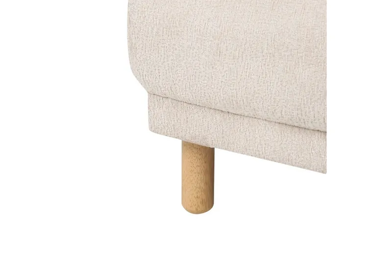 Lenestol Tuve - Beige, lyst tre/Bouclé - Møbler - Stoler - Lenestoler