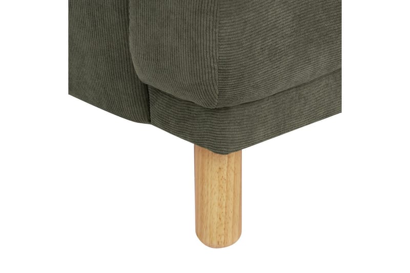 Lenestol Tuve - Grønn, lyst tre/Manchesterstoff - Møbler - Stoler - Lenestoler