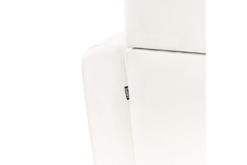 Lenestol Tuve - Hvit, lyst tre/Polyester - Møbler - Stoler - Lenestoler