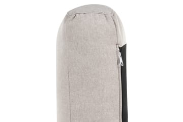 Lenestol Tuve - Taupe, lyst tre/Polyester - Møbler - Stoler - Lenestoler
