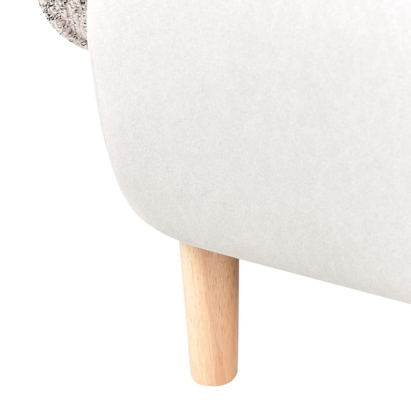 Lenestol Umeå - Beige, lyst tre - Møbler - Stoler - Lenestoler