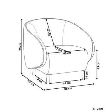 Lenestol Umeå - Grønn, lyst tre - Møbler - Stoler - Lenestoler