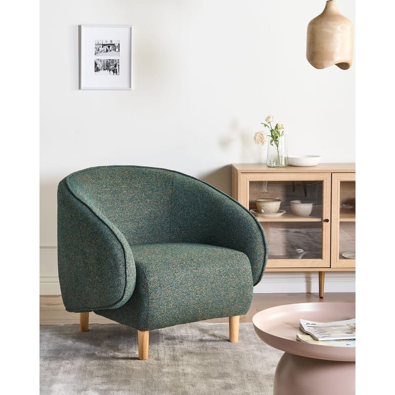 Lenestol Umeå - Grønn, lyst tre - Møbler - Stoler - Lenestoler