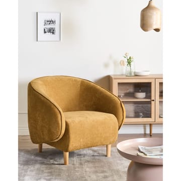 Lenestol Umeå - Gult, lyst tre - Møbler - Stoler - Lenestoler