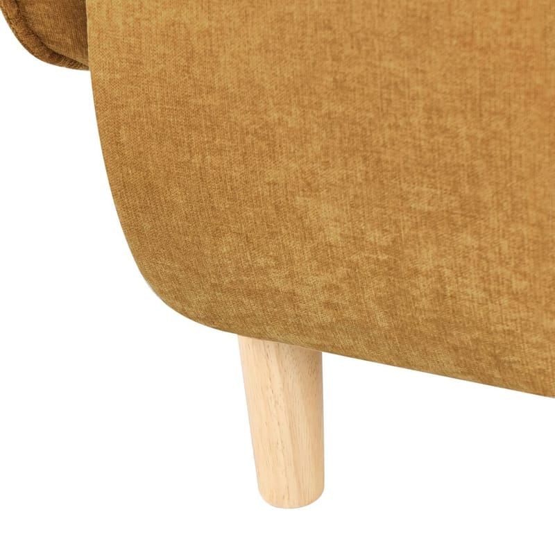 Lenestol Umeå - Gult, lyst tre - Møbler - Stoler - Lenestoler