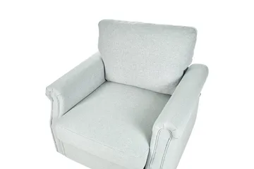 Lenestol Vietas - Blå, Svart - Møbler - Stoler - Lenestoler