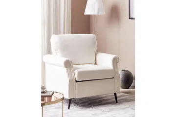 Lenestol Vietas - Hvit, lyst tre - Møbler - Stoler - Lenestoler